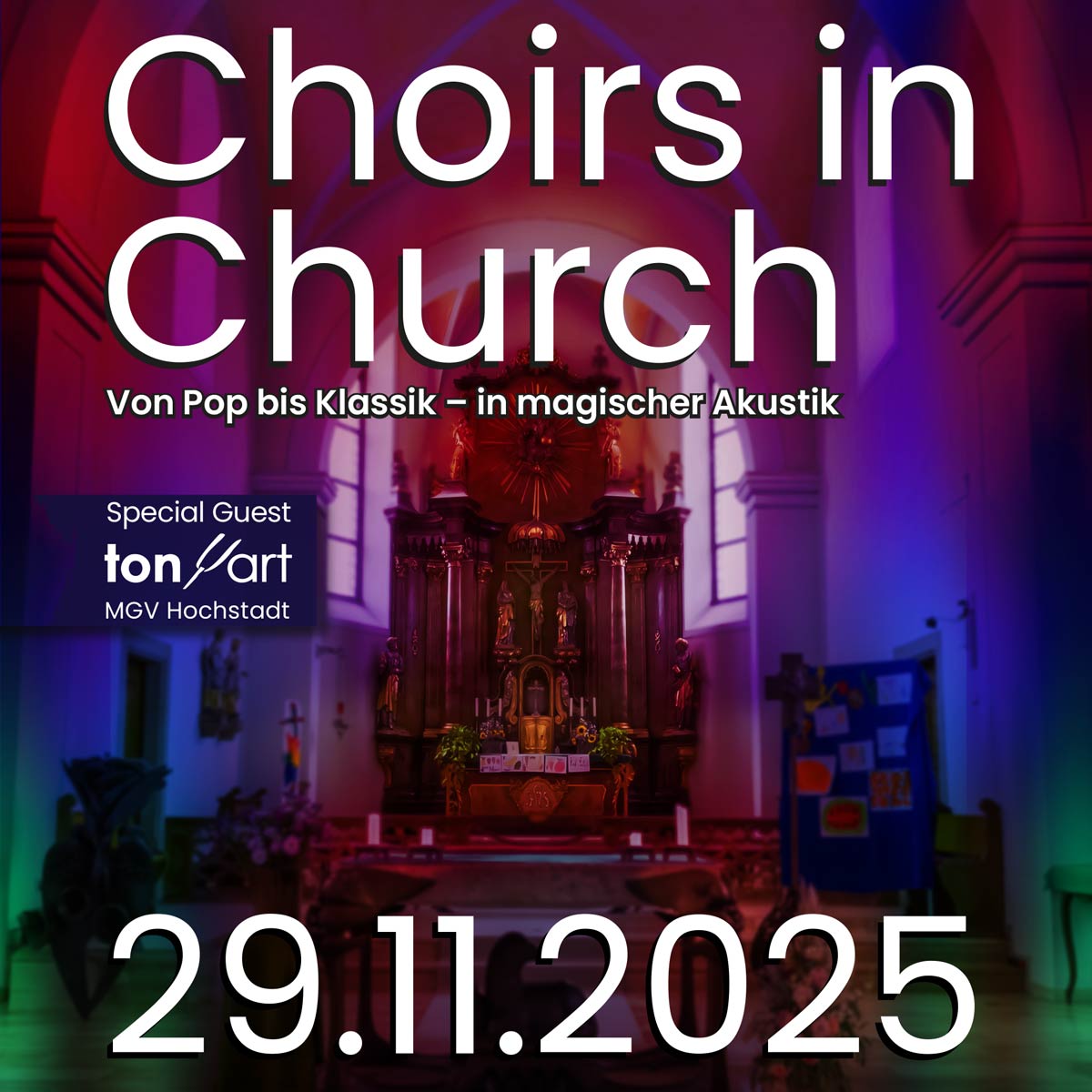 Konzert Choirs in Church 2025